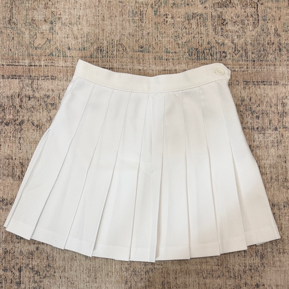 American Apparel White Mini Skirt